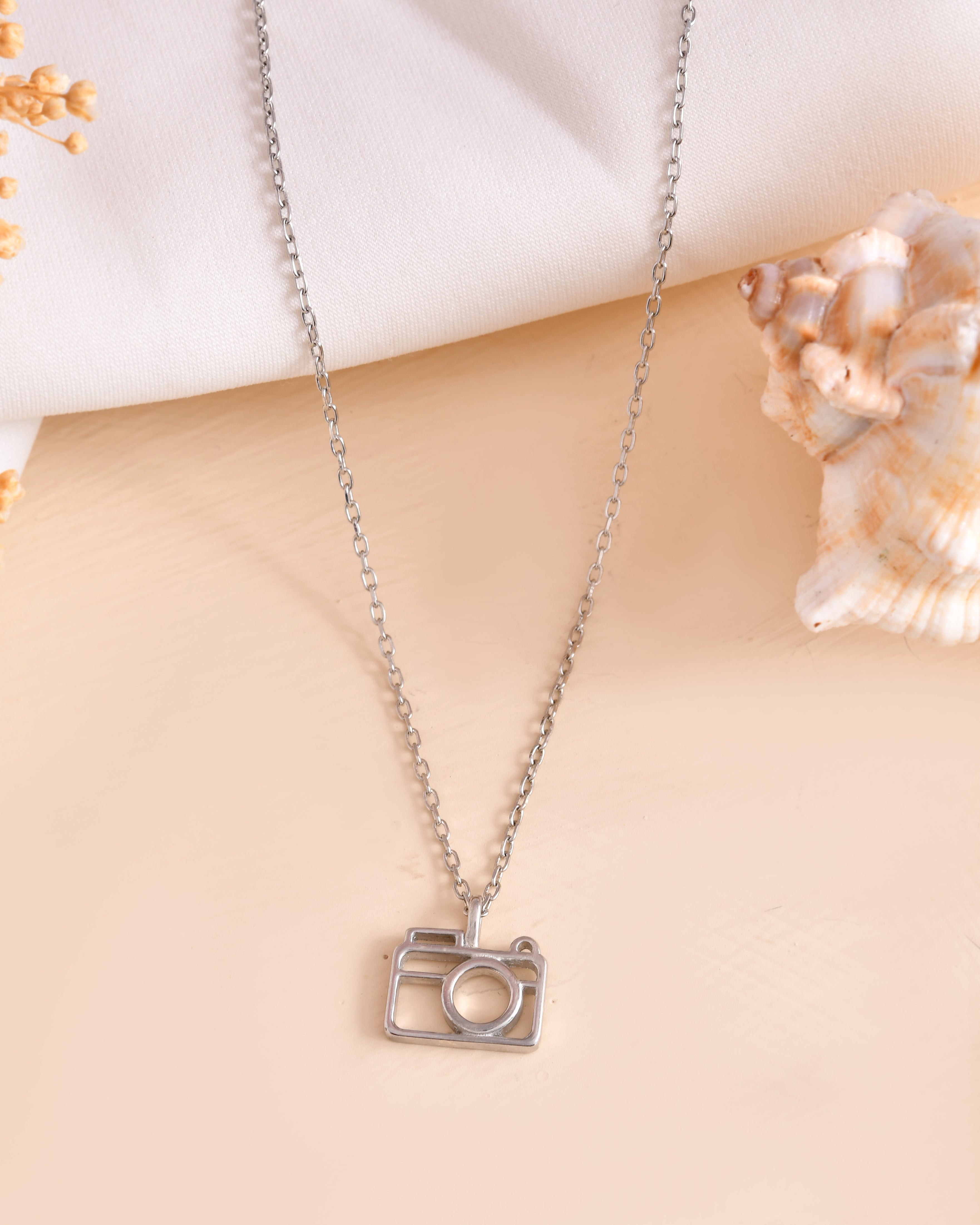 Snapshot Charm Silver 925 Chain Pendant